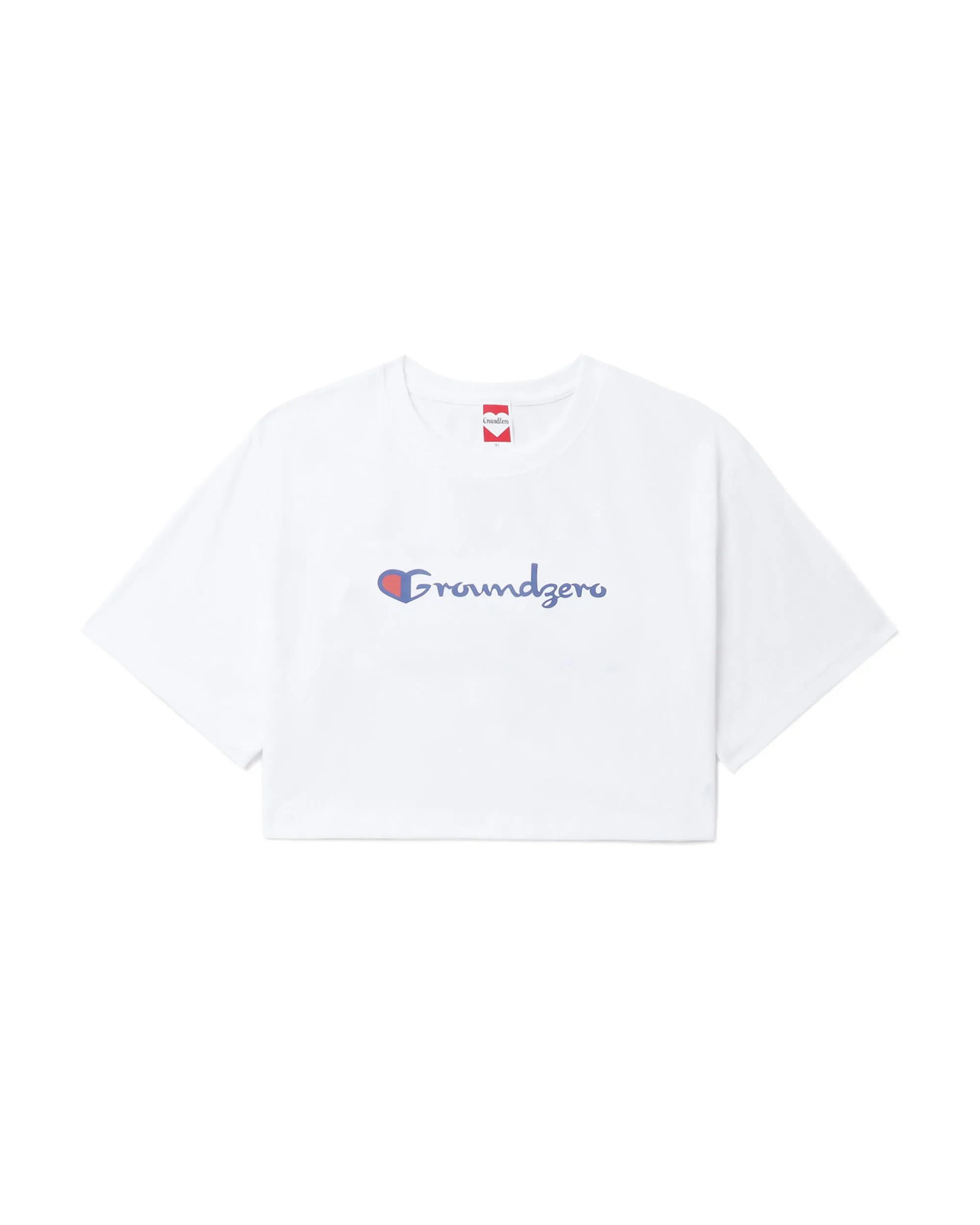 Cropped Logo-Print T-shirt