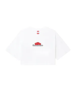 Cropped Logo-print T-shirt