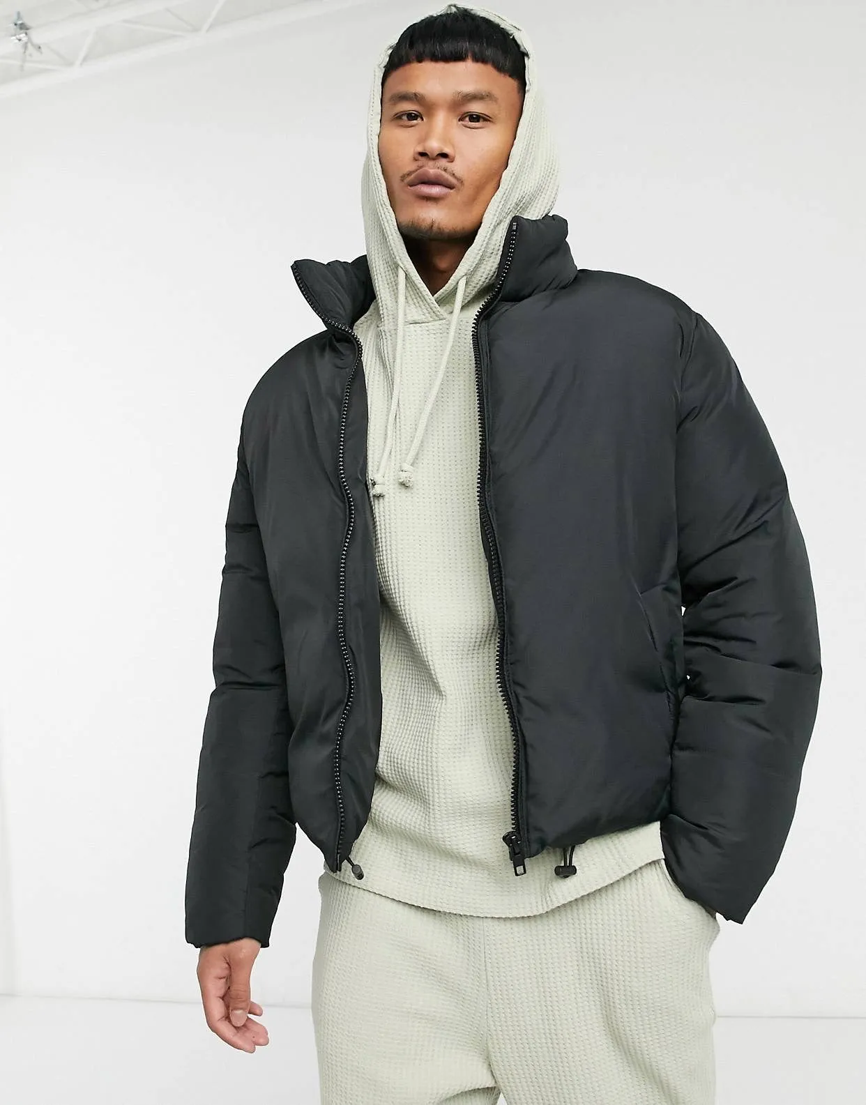 Cropped puffer Jacket