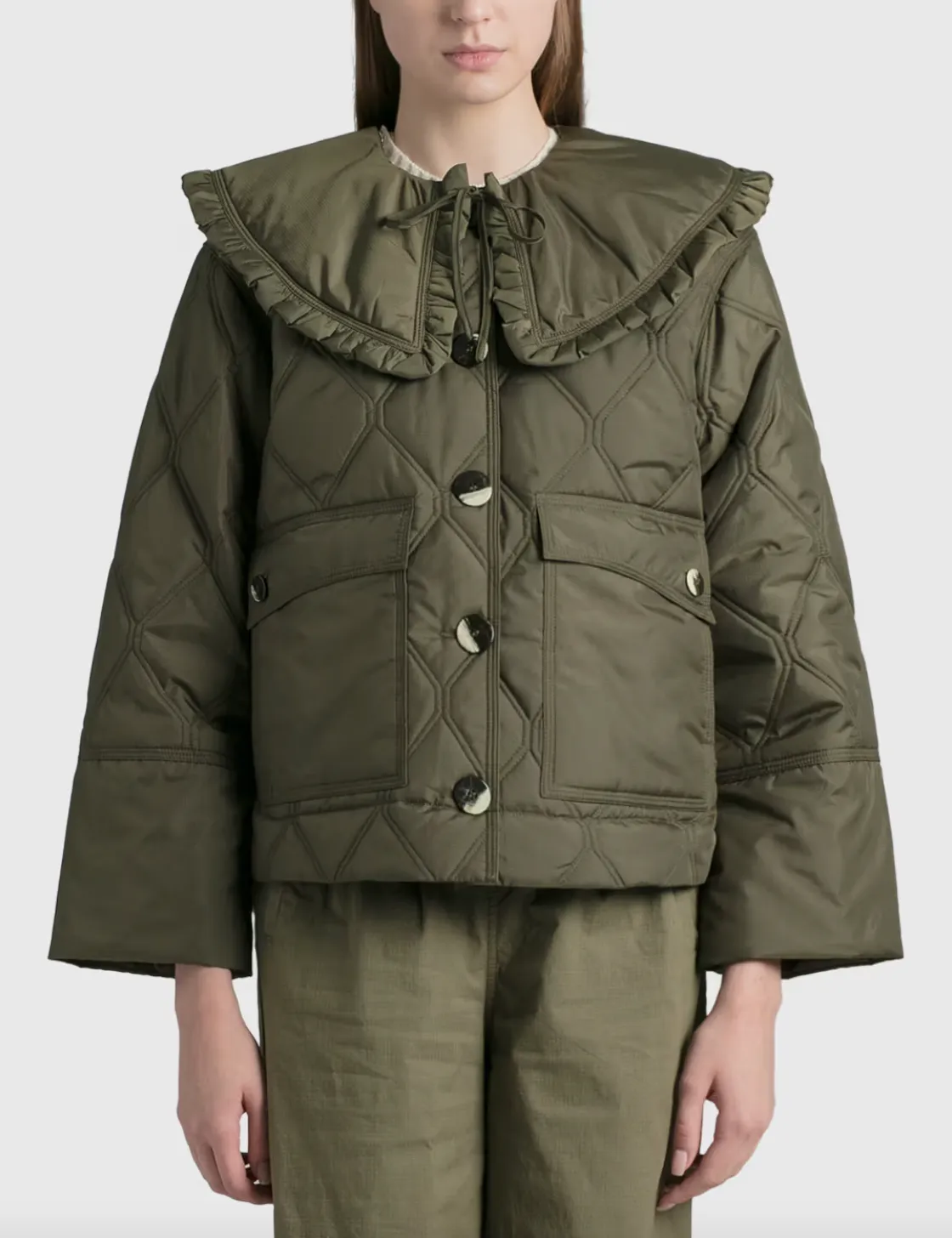 Cropped Ripstop Jacket