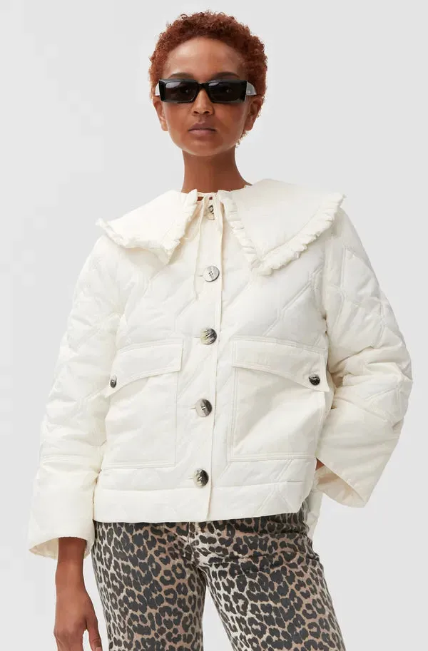 Cropped Ripstop Jacket