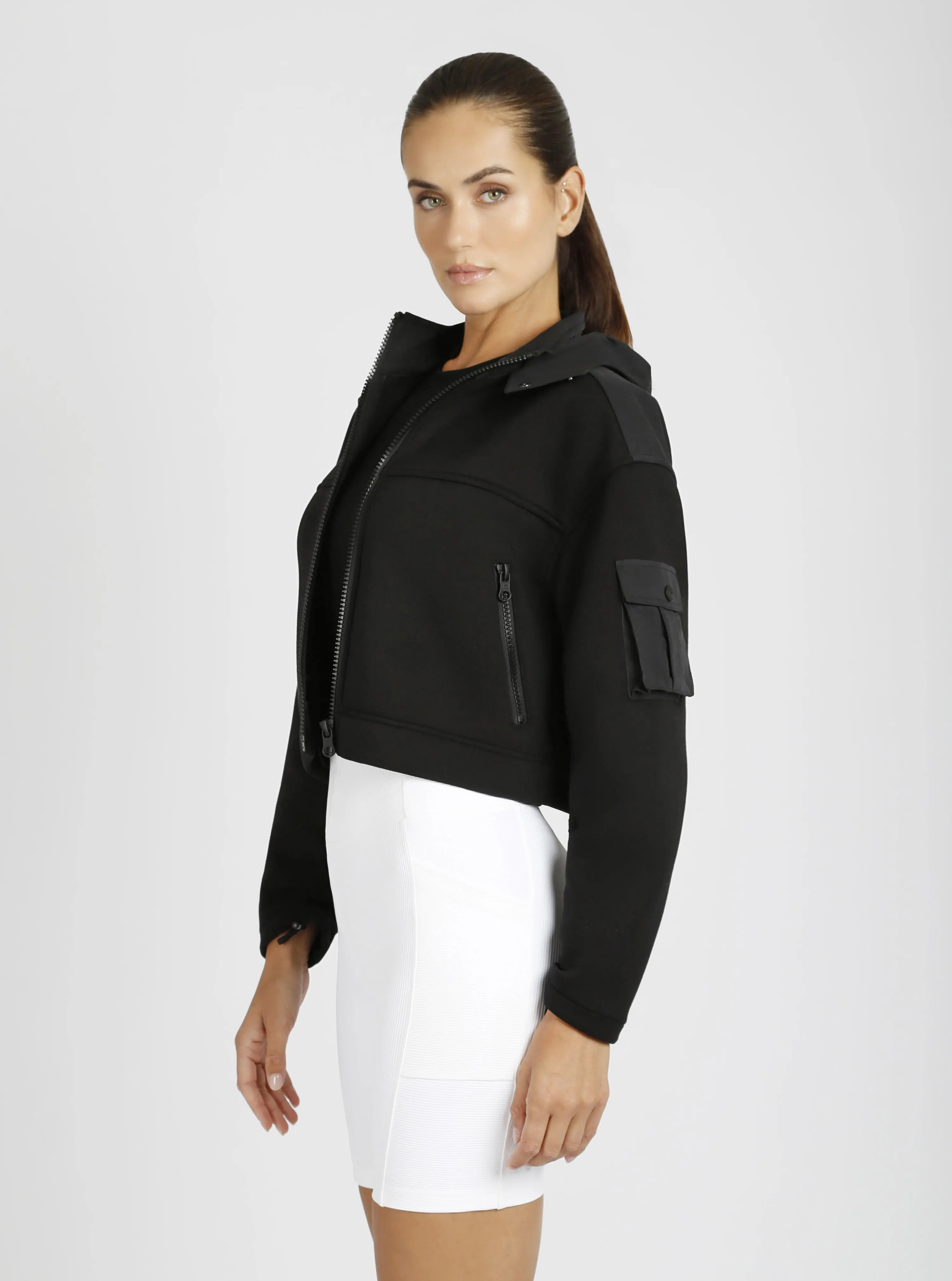 Cropped Scuba Jacket