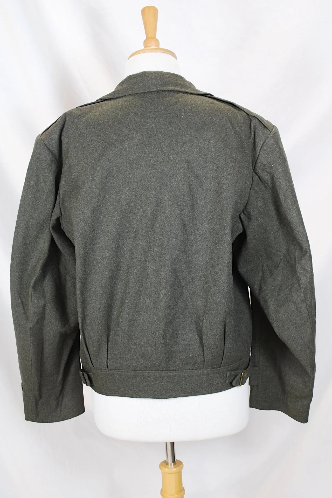 Cropped Wool Army Jacket