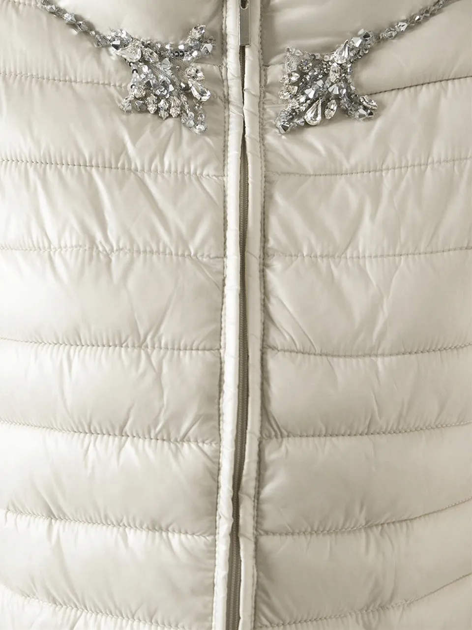 Crystal Detail Puffer Jacket