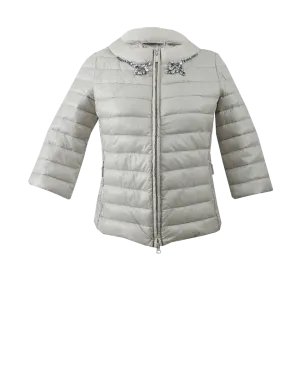 Crystal Detail Puffer Jacket