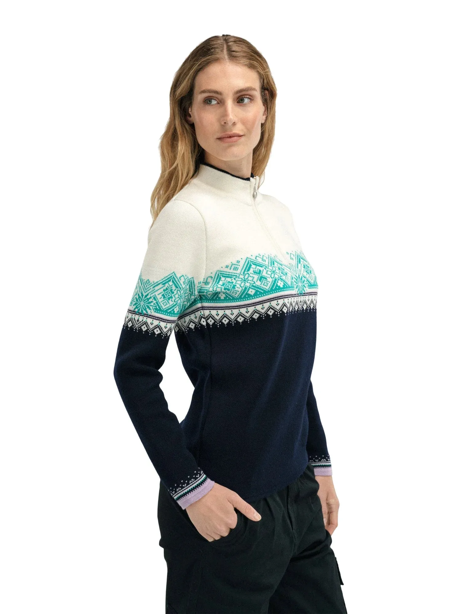 Dale of Norway | Moritz Sweater | Women's | Marine/Off White/Peacock