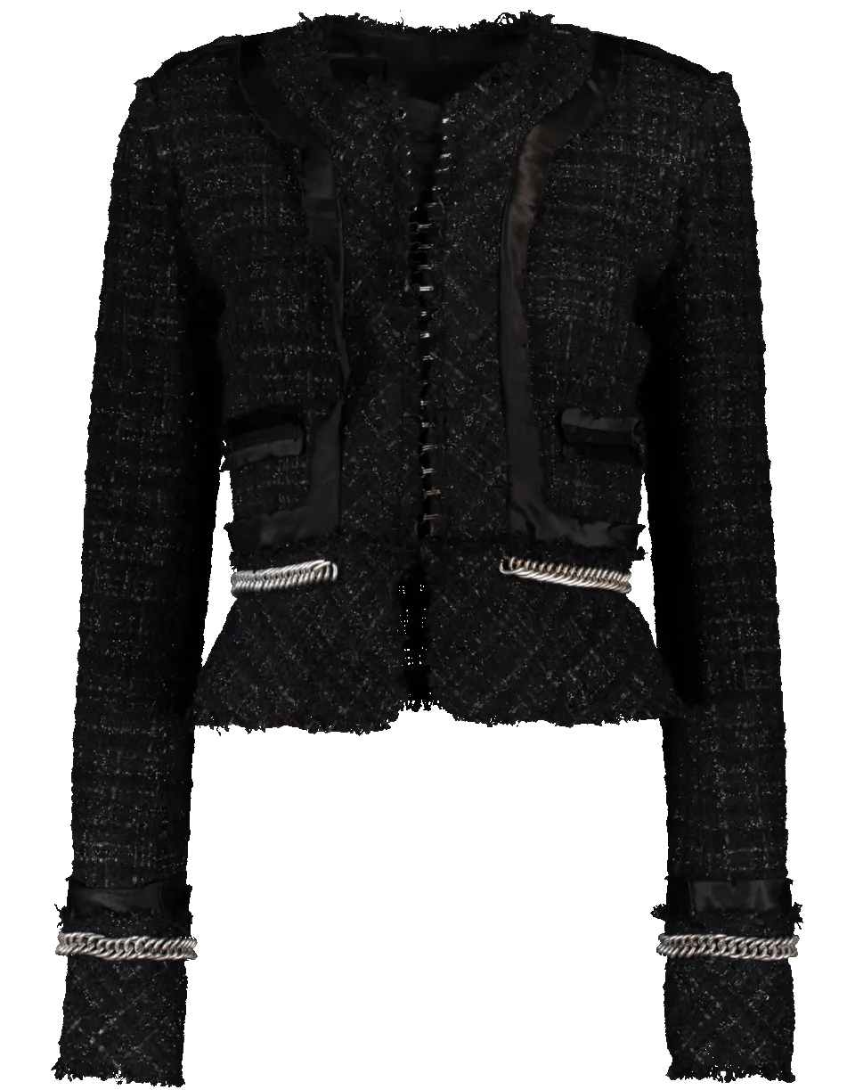 Deconstructed Tweed Jacket