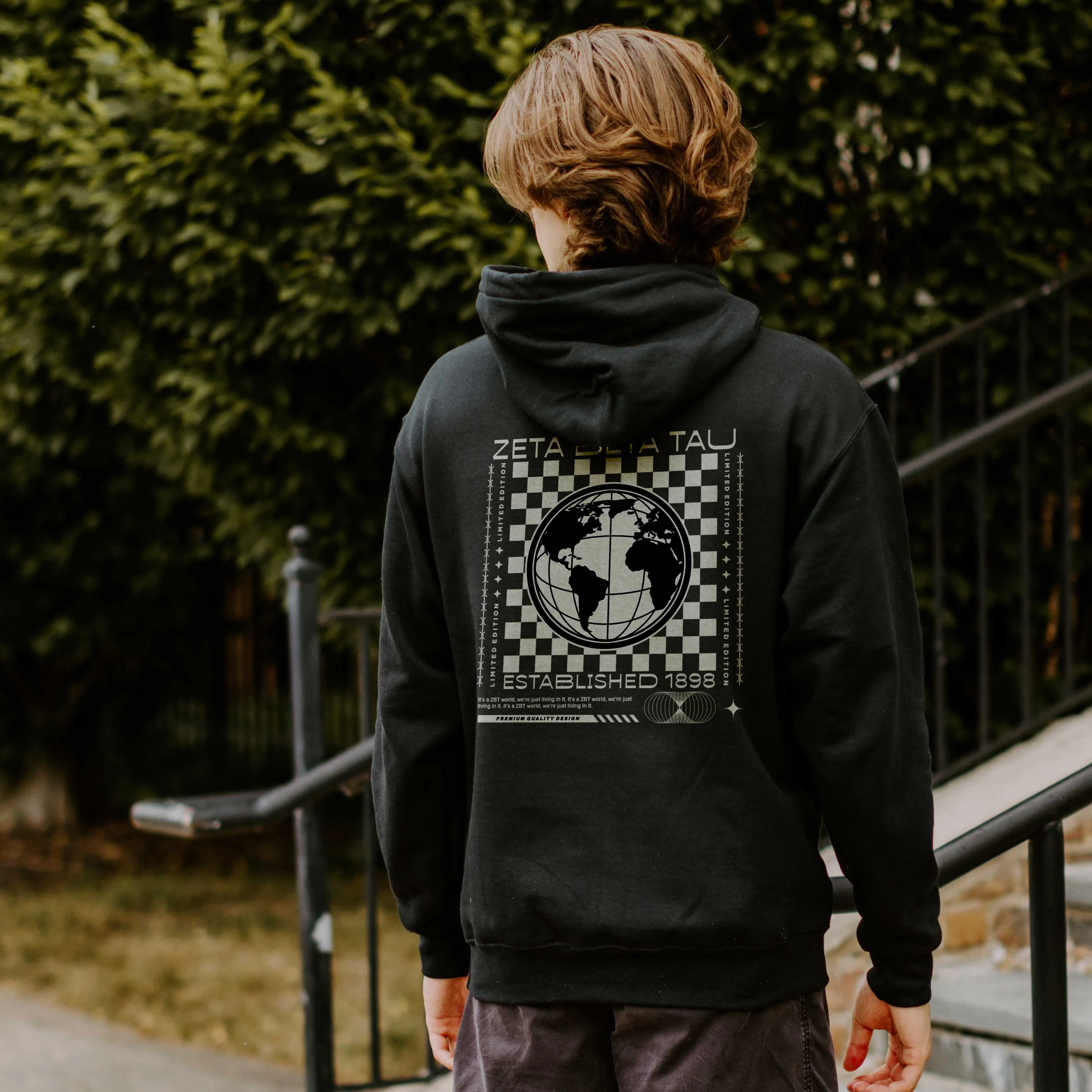 Delta Upsilon Graphic Streetwear Hoodie