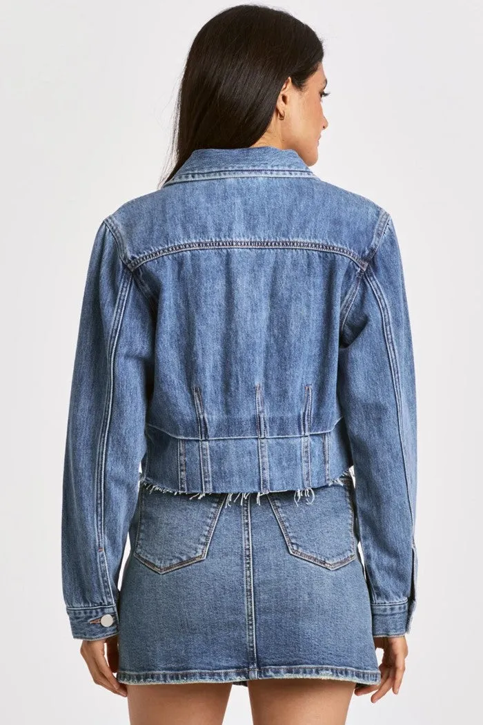 Diane Cut Off Denim Jacket