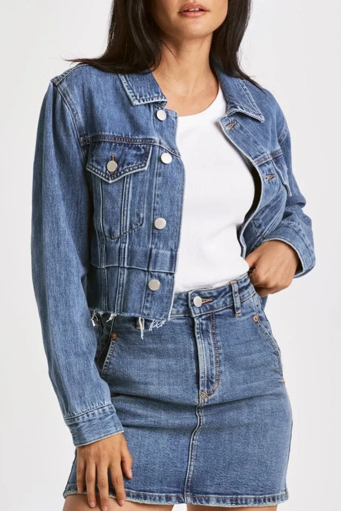 Diane Cut Off Denim Jacket