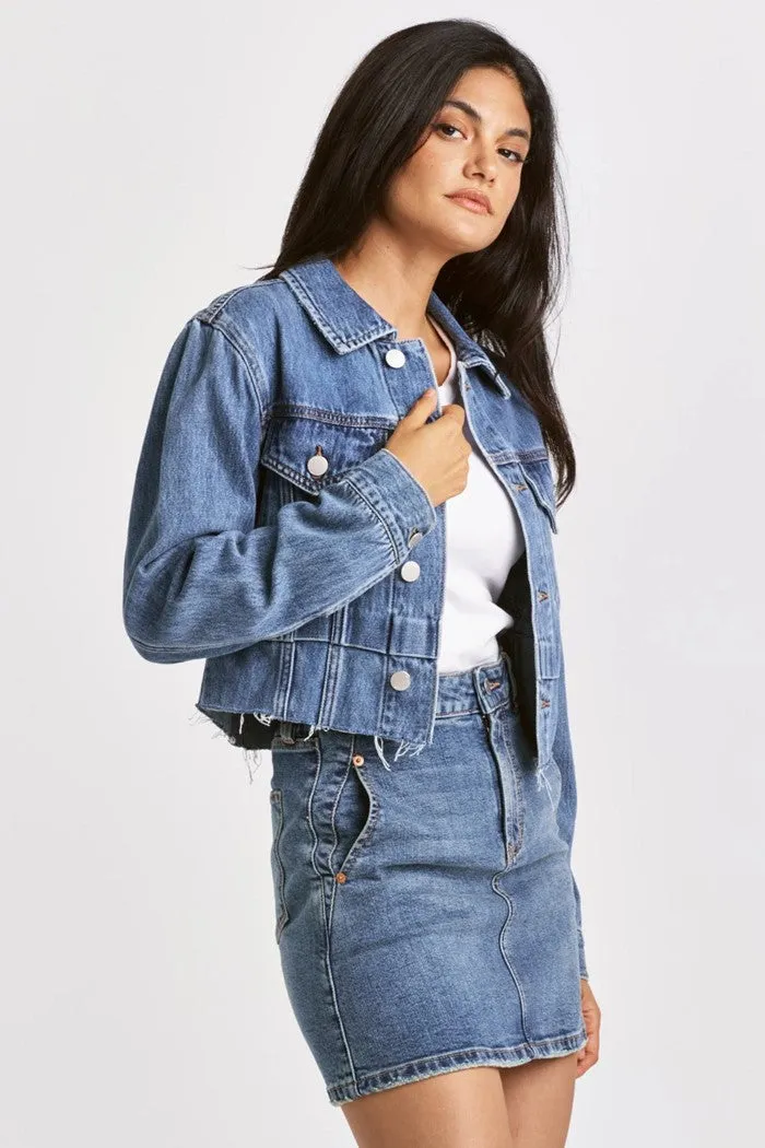 Diane Cut Off Denim Jacket