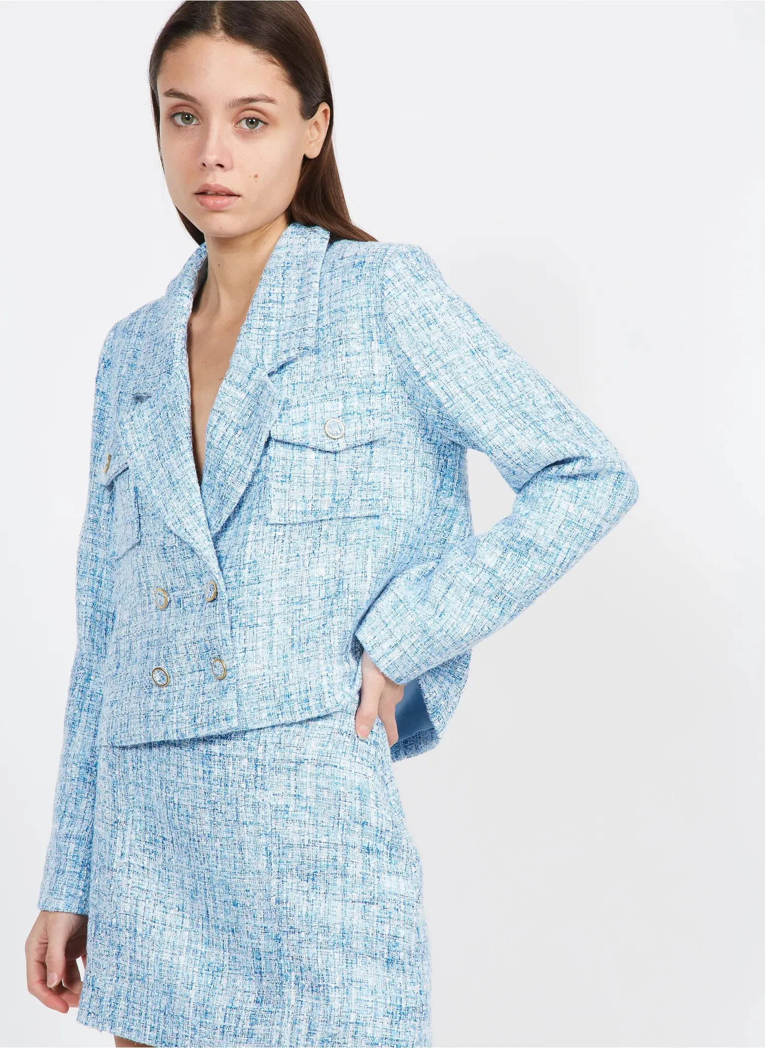 DIVA BLAZER - BLEU