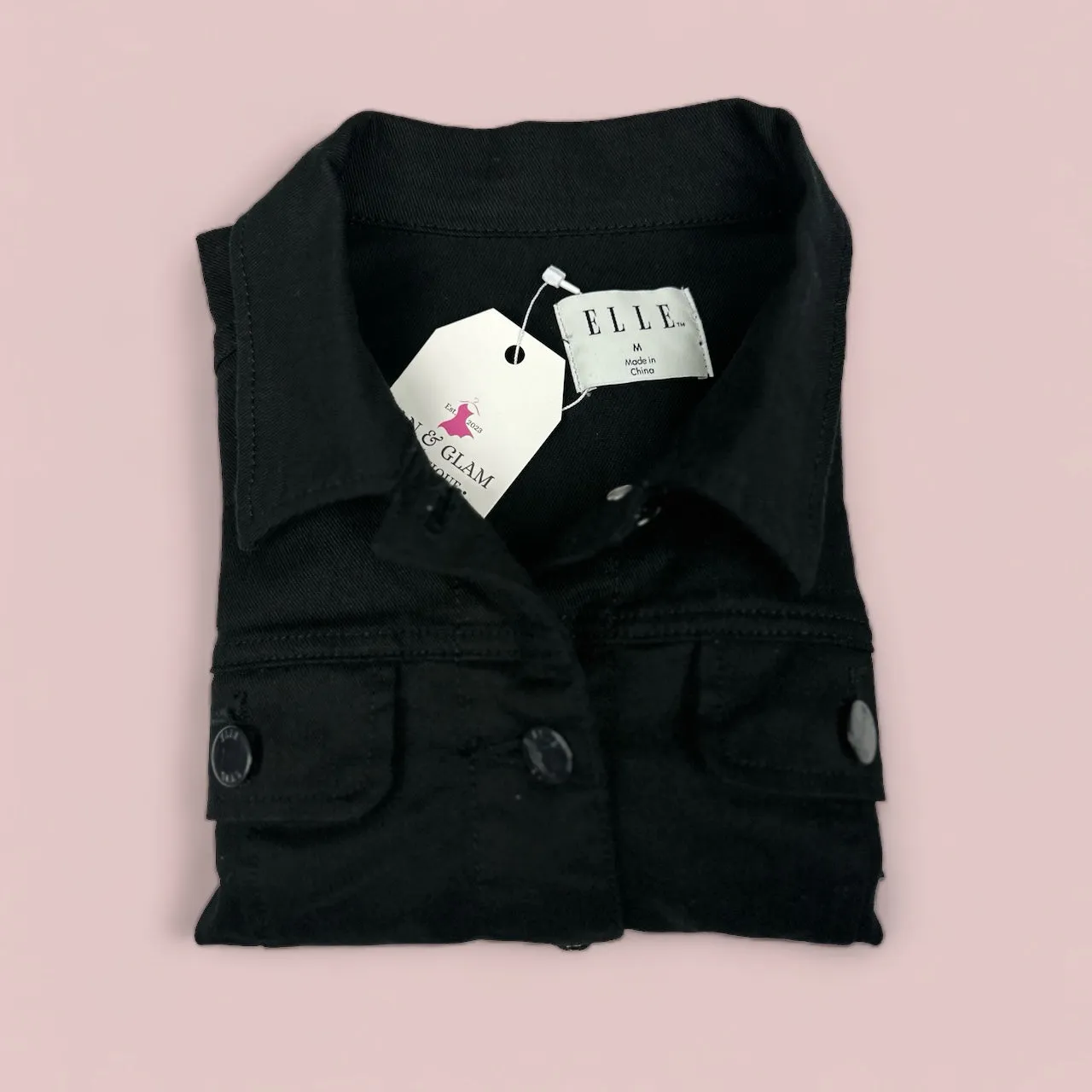 ELLE - Black Jean Jacket