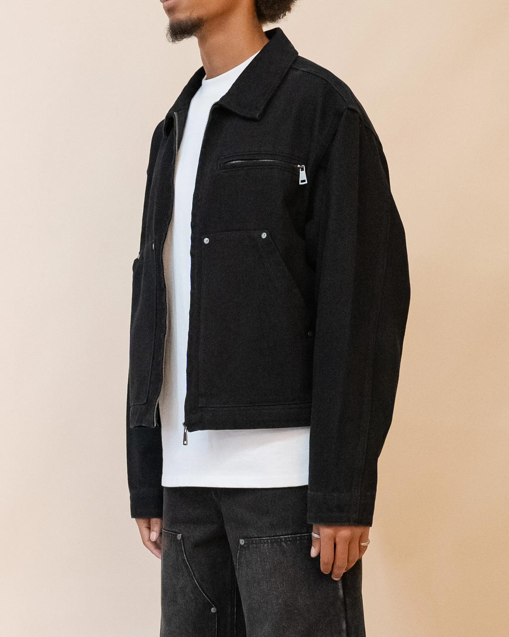 EPTM TUFF TWILL JACKET - BLACK