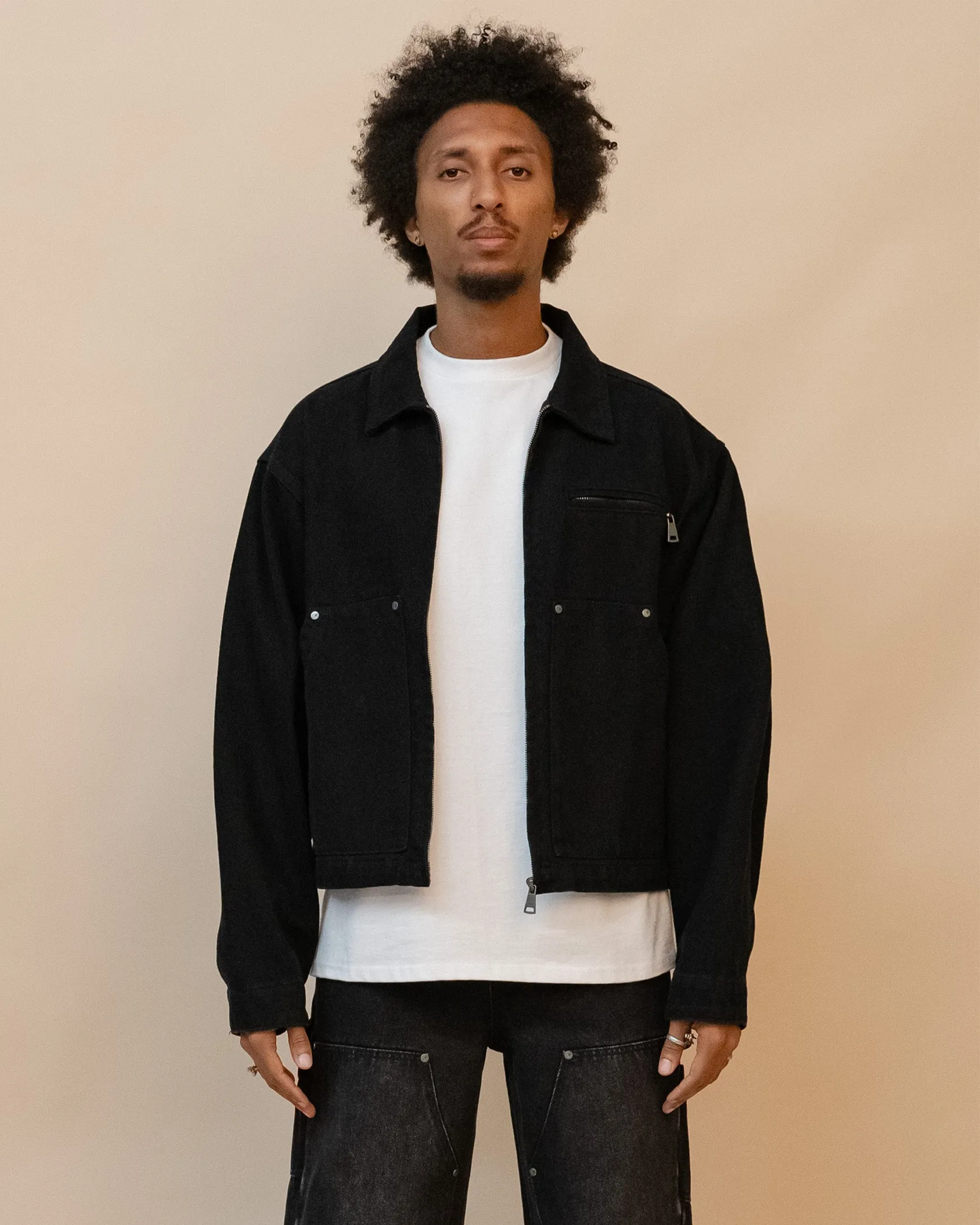 EPTM TUFF TWILL JACKET - BLACK