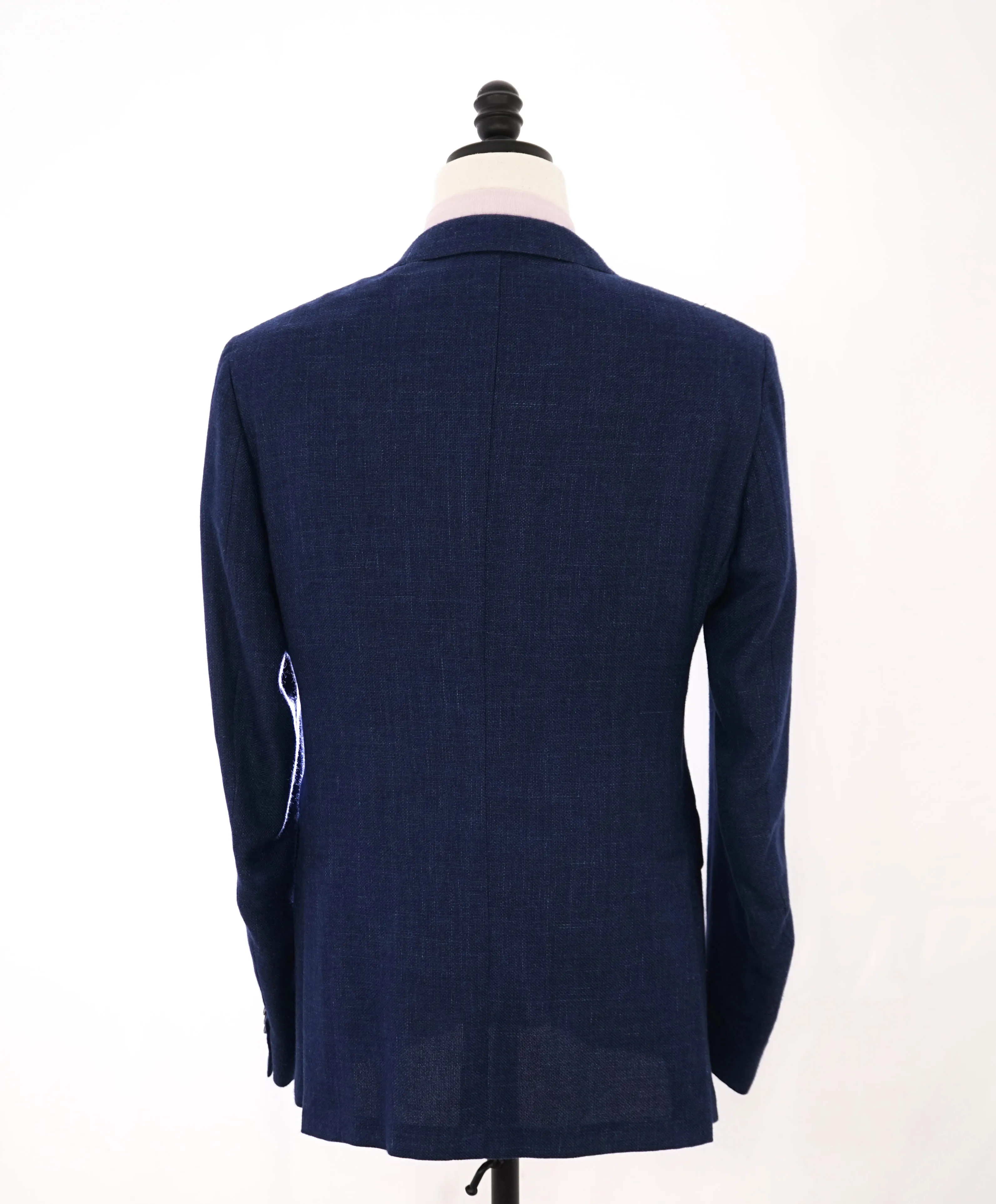 ERMENEGILDO ZEGNA - Medium Blue *60% CASHMERE* SILK/LINEN Blazer - 40R