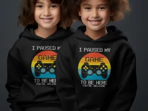 Fun Gaming Hoodie for Kids with Unisex Design for Boys and Girls