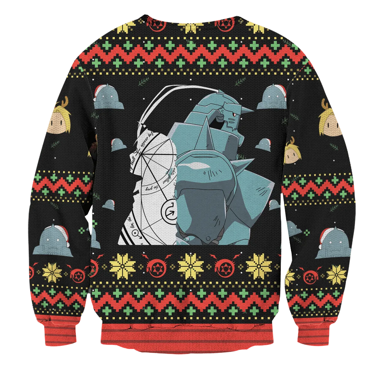 Giftngon - Fullmetal Christmas Unisex Wool Sweater For Kids