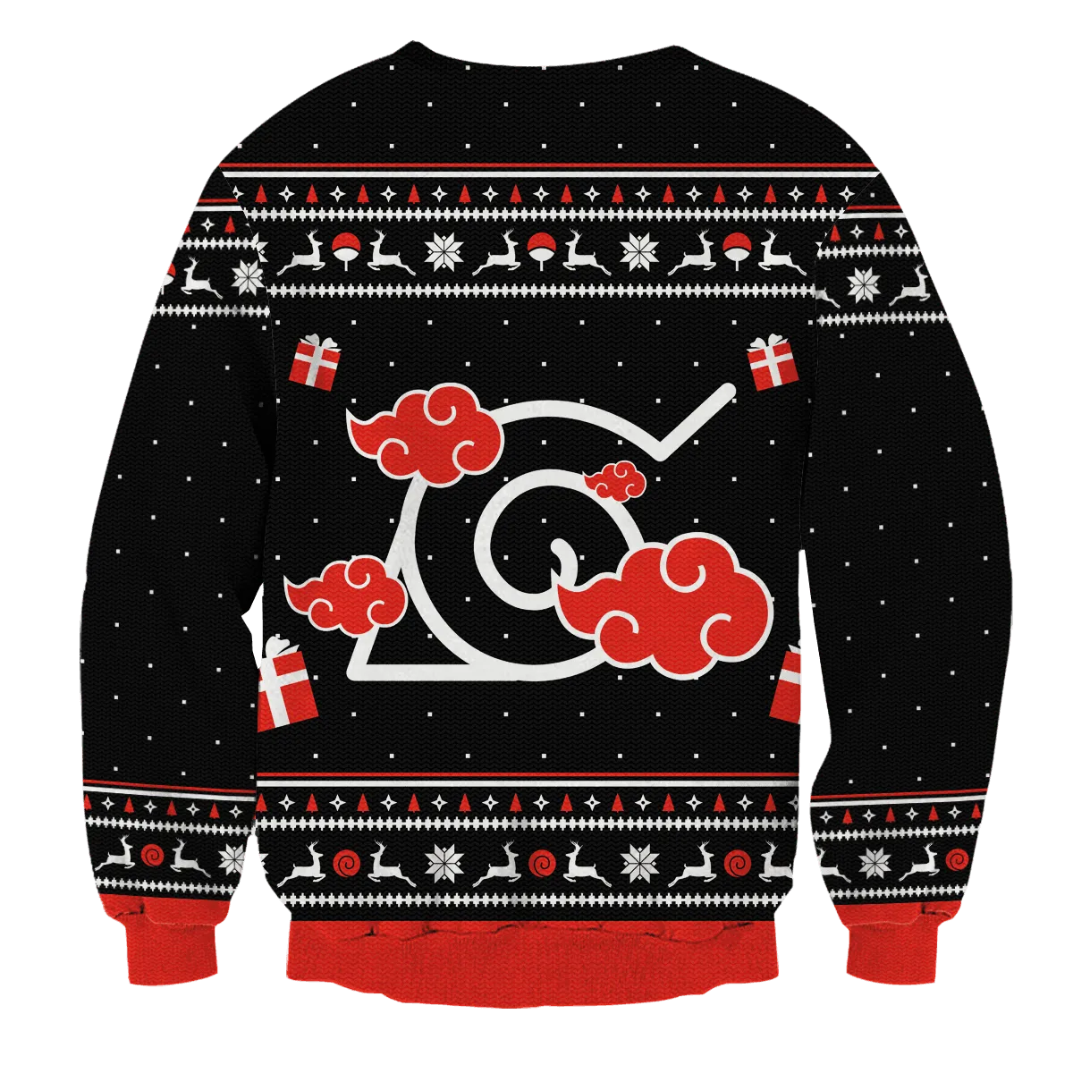 Giftngon - Yin Yang Sasuke Christmas Unisex Wool Sweater For Kids