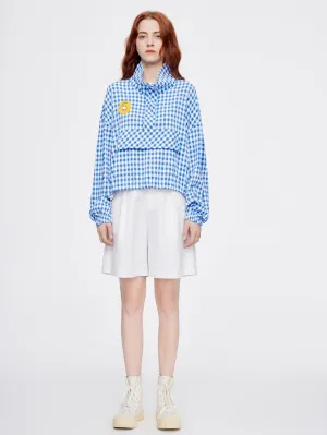 Gingham 'Duckie' Cropped Jacket