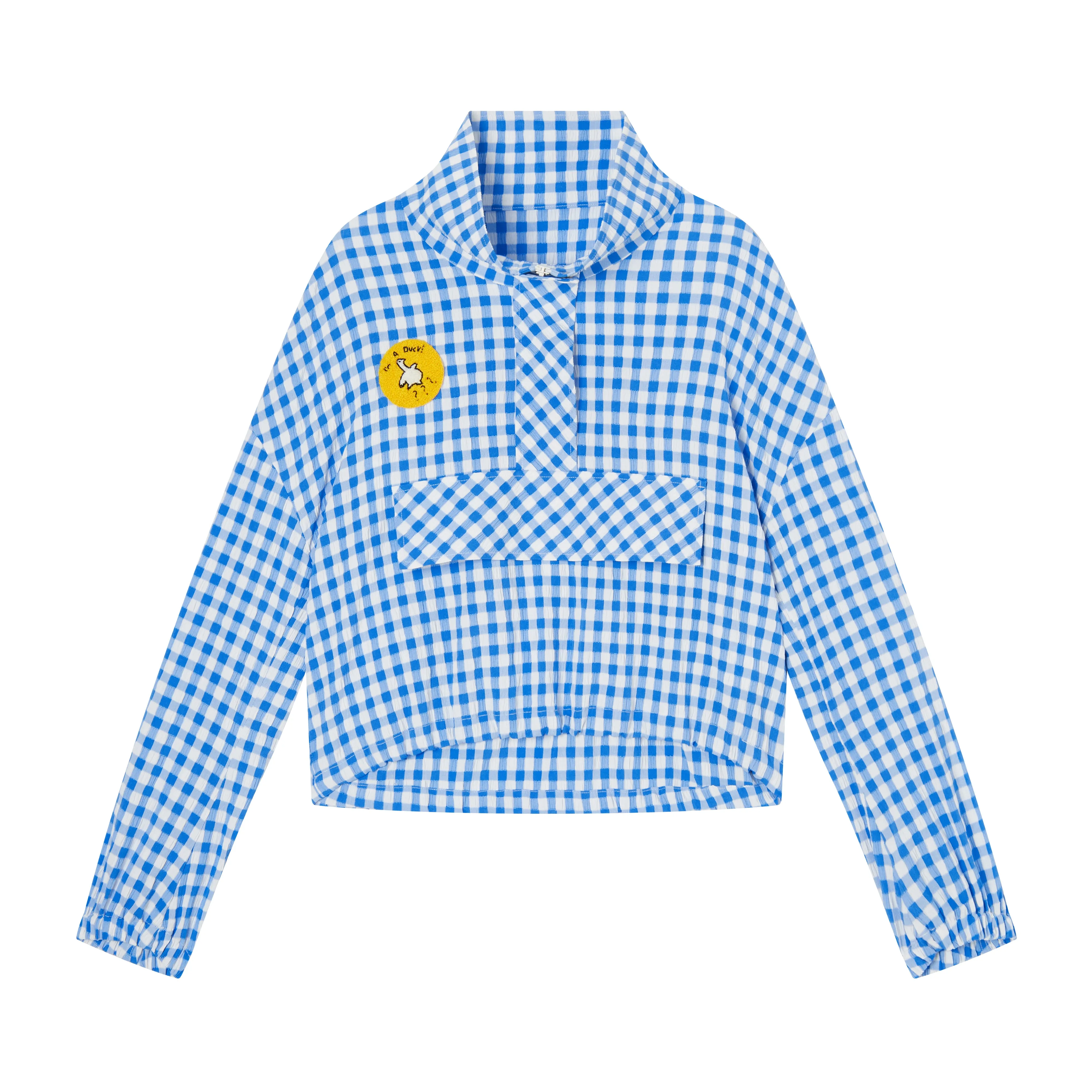 Gingham 'Duckie' Cropped Jacket