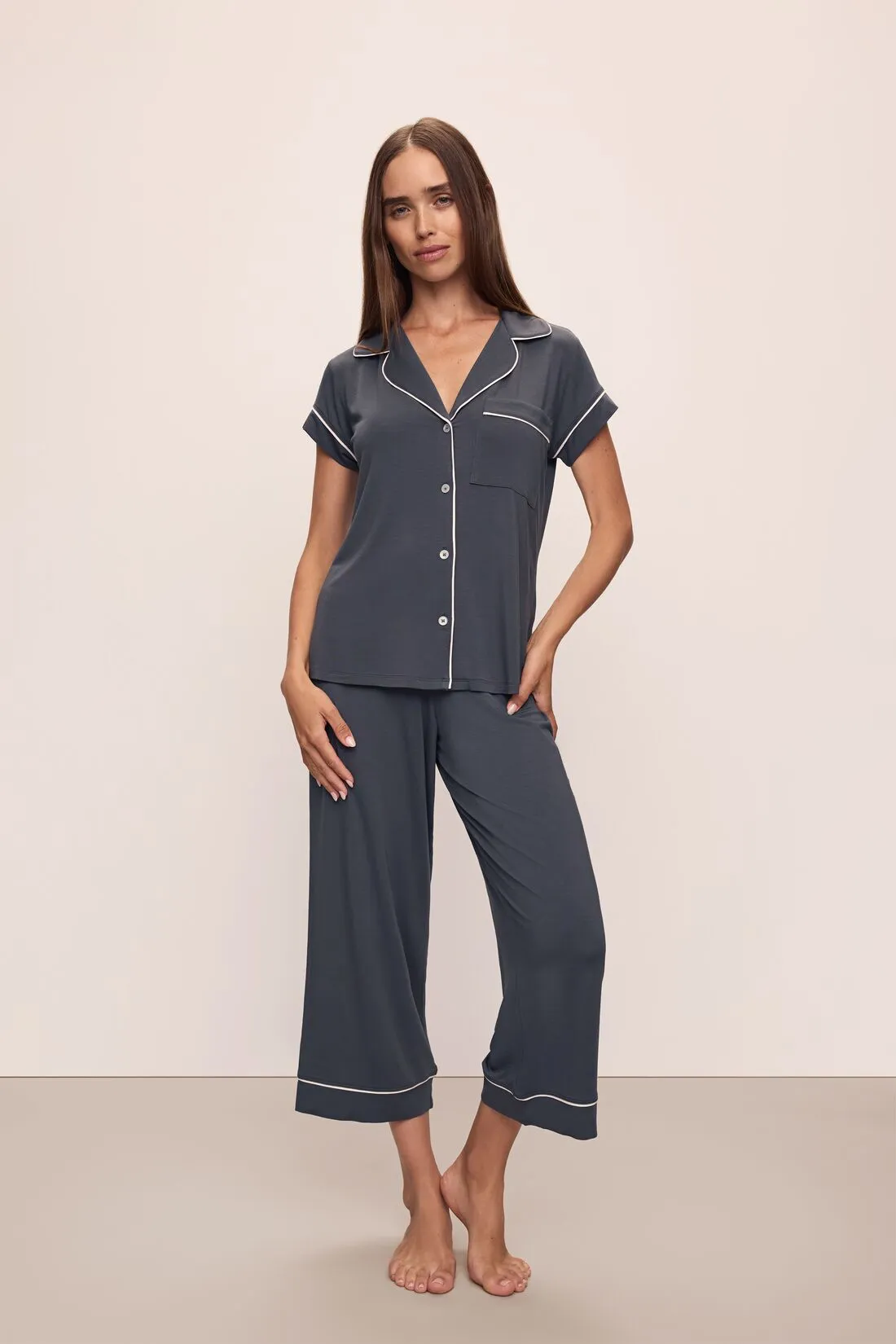 Gisele TENCEL™ Modal Short Sleeve Cropped PJ Set