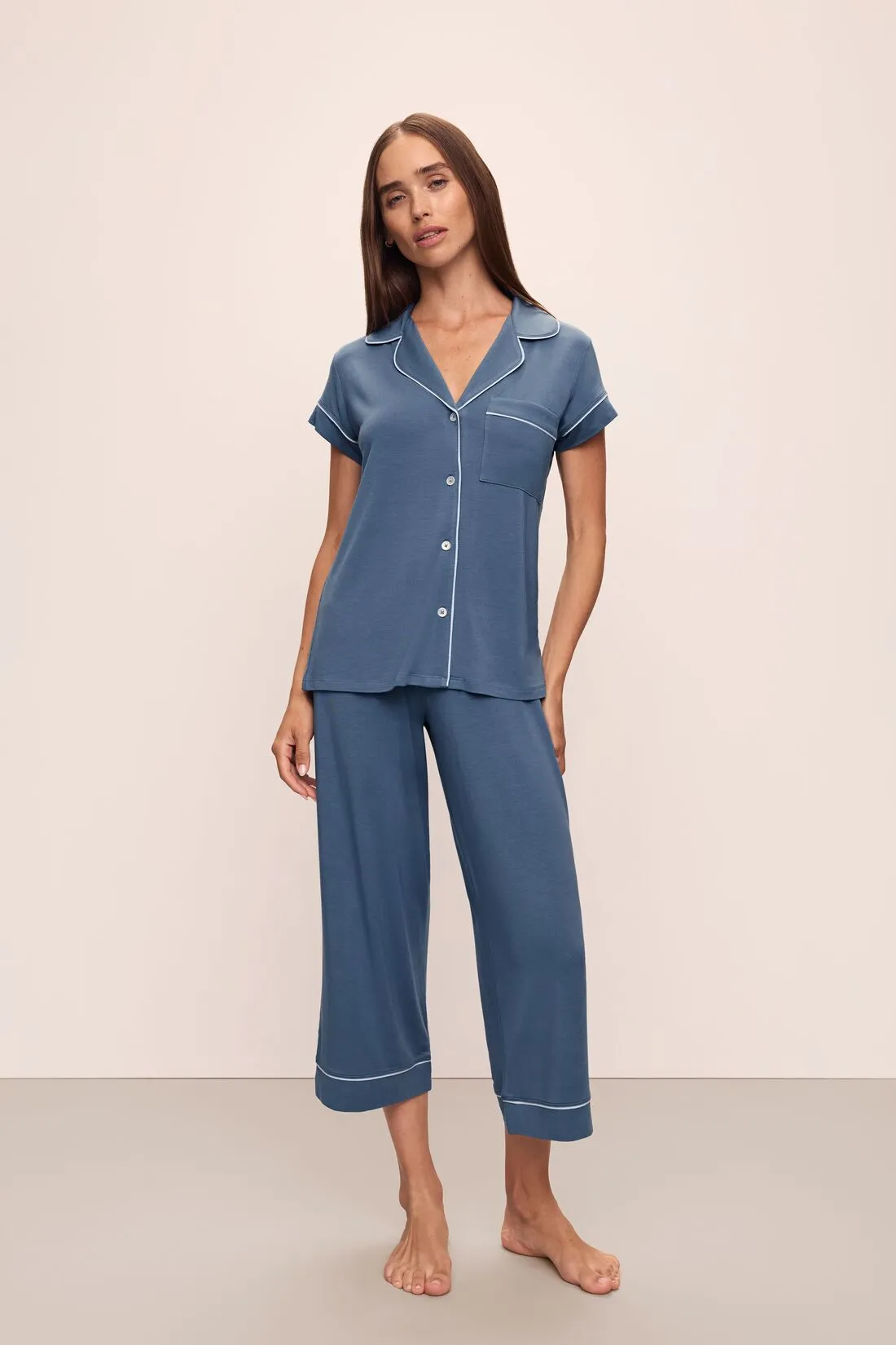 Gisele TENCEL™ Modal Short Sleeve Cropped PJ Set