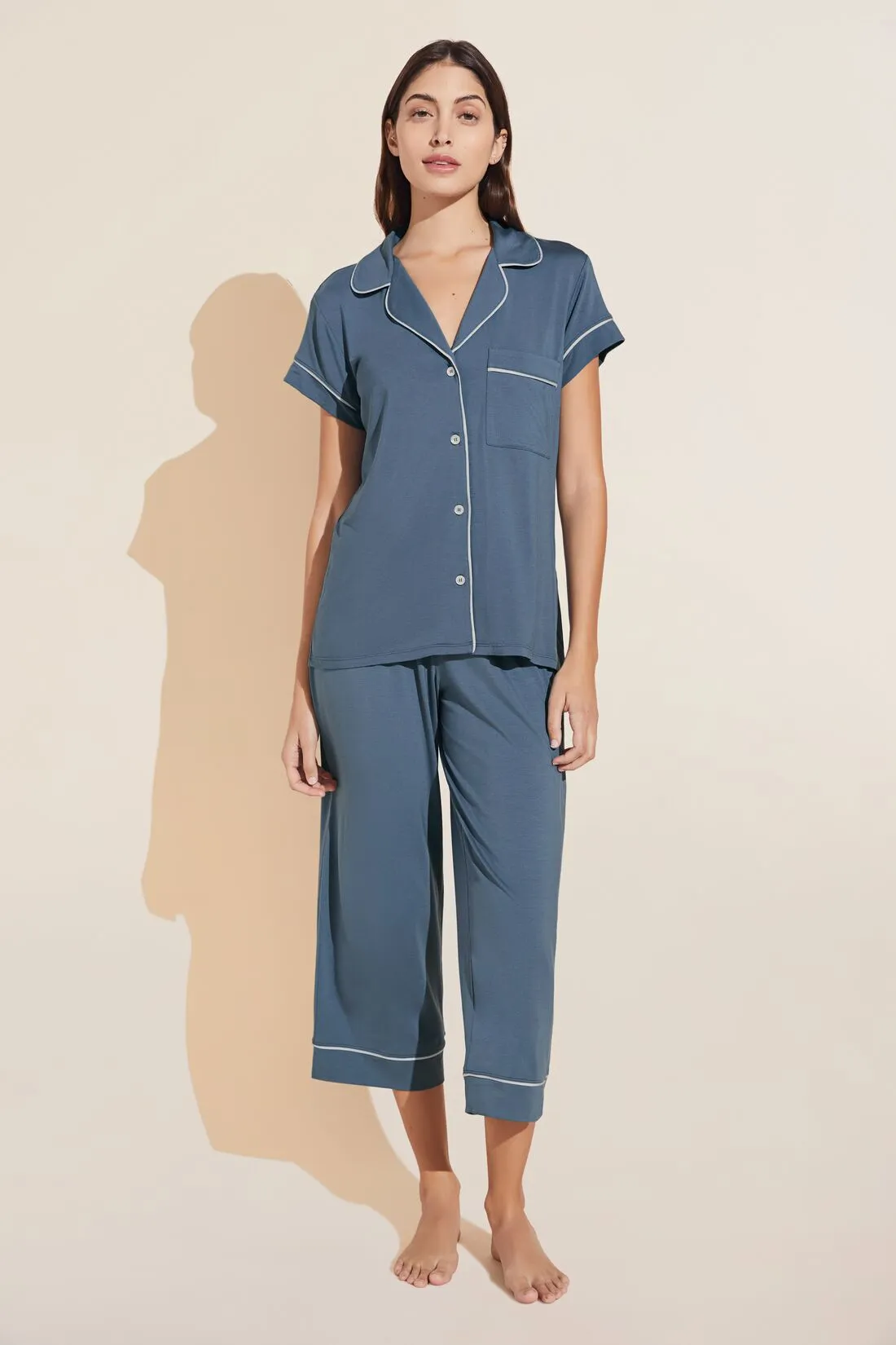 Gisele TENCEL™ Modal Short Sleeve Cropped PJ Set