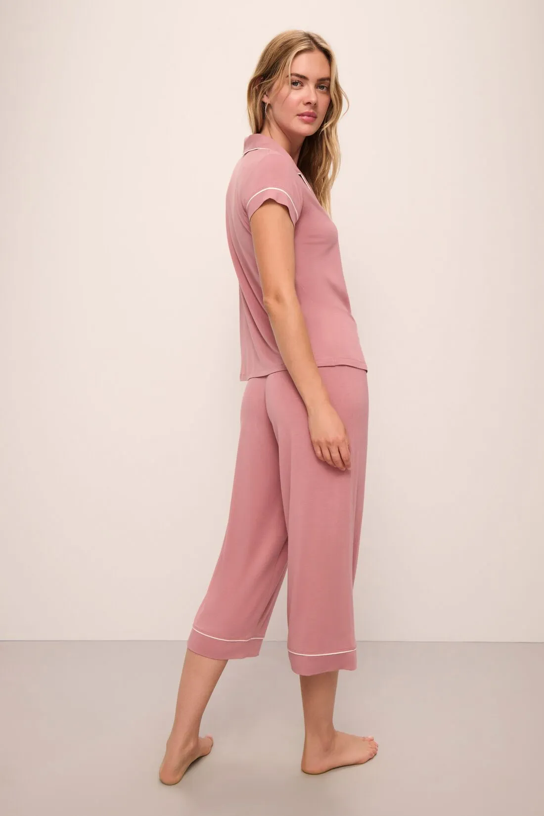 Gisele TENCEL™ Modal Short Sleeve Cropped PJ Set