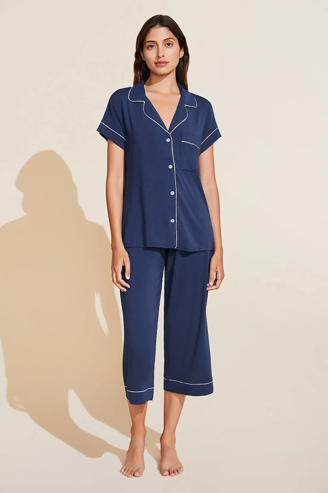 Gisele TENCEL™ Modal Short Sleeve Cropped PJ Set