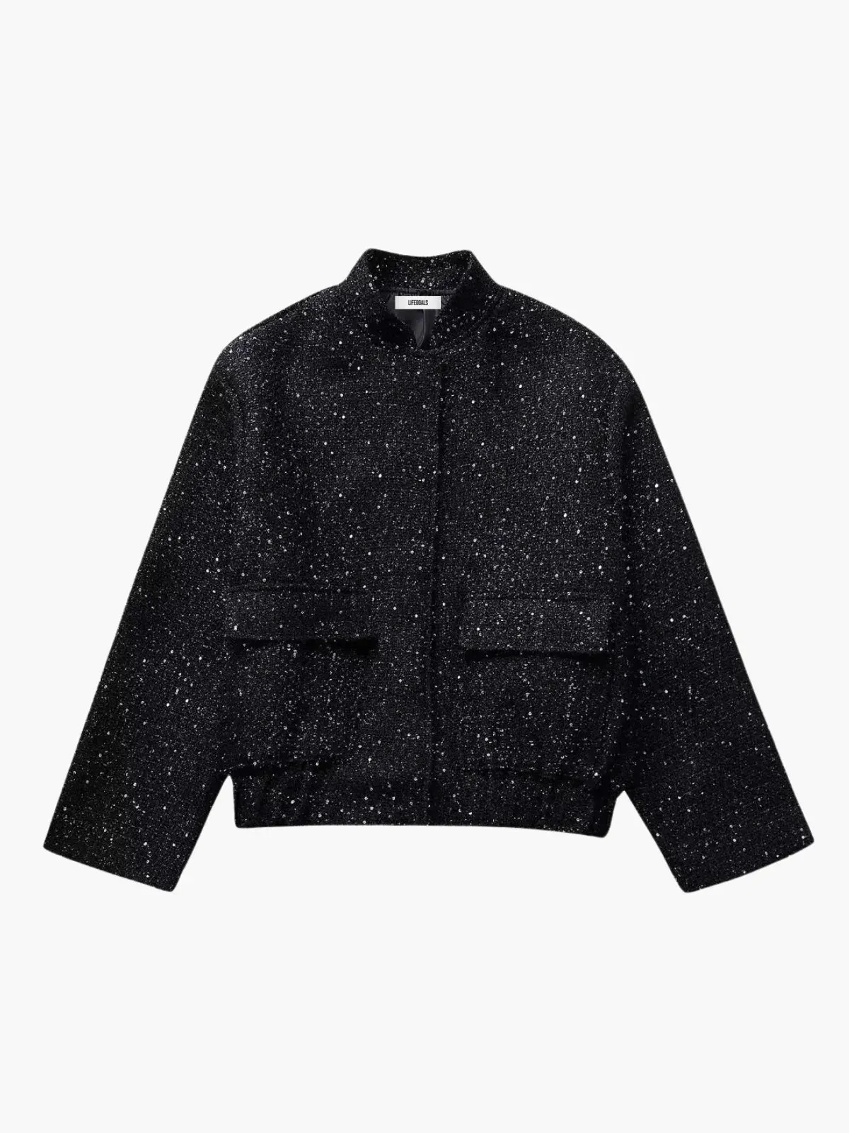 Glam Sequin Oversized Statement Jacket