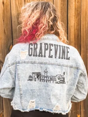 Grapevine Skyline Denim Jacket