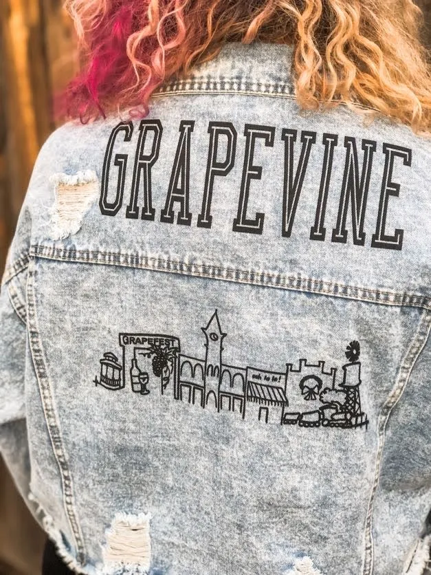 Grapevine Skyline Denim Jacket