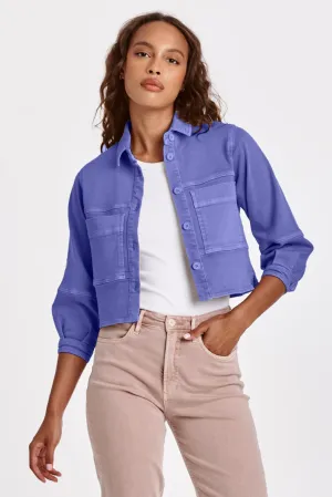 HANH CROPPED JACKET GALACTIC COBALT