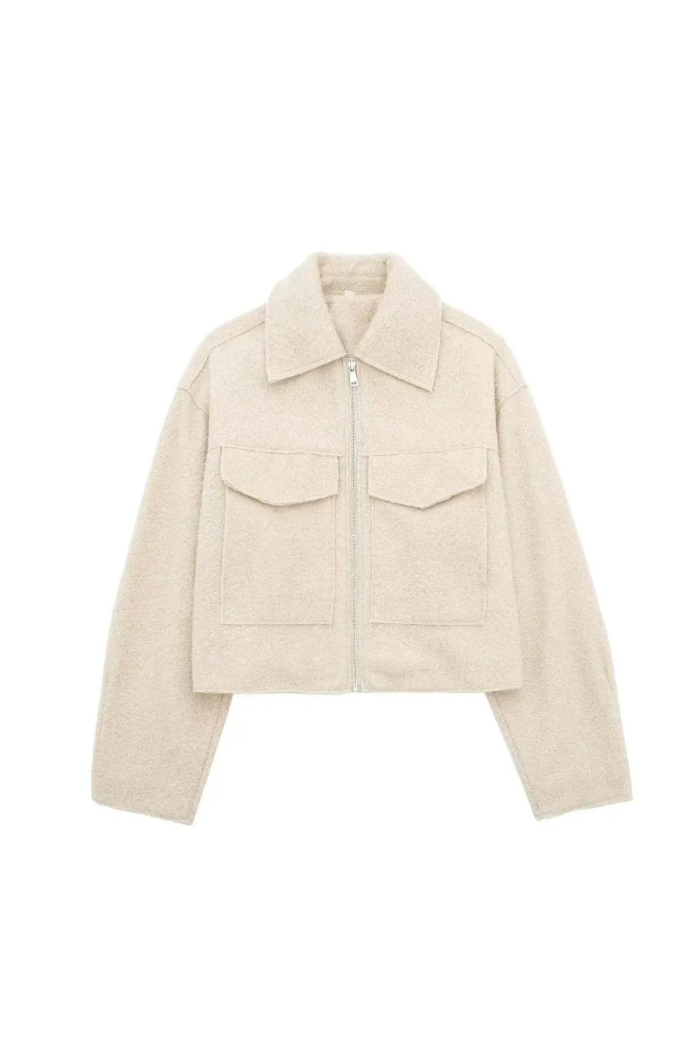 'Harper' Cropped Jacket Coat