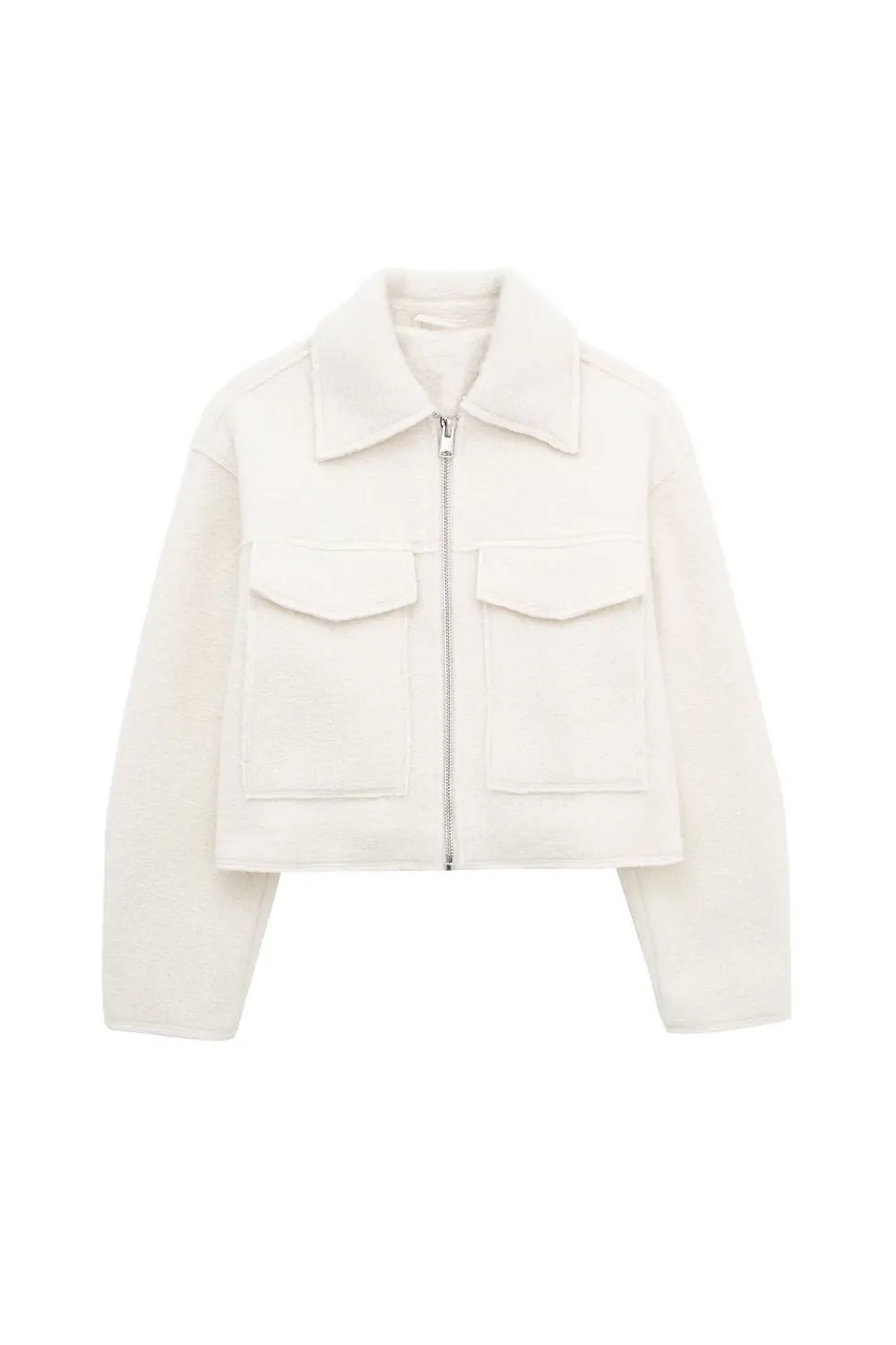 'Harper' Cropped Jacket Coat