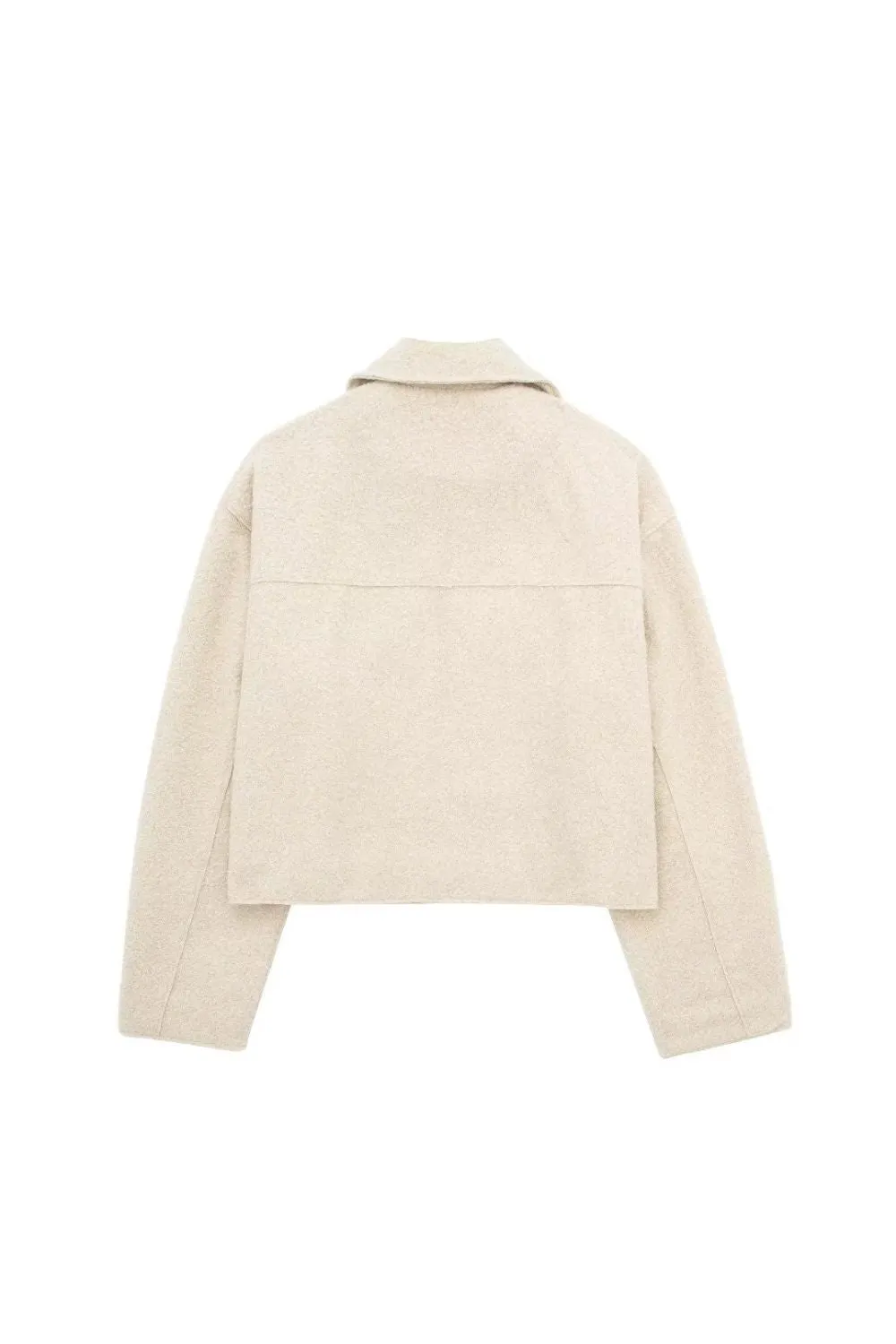 'Harper' Cropped Jacket Coat