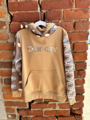 Hooey Boy's / Youth "Lock Up" Tan Hoodie HH1191TNCR-Y