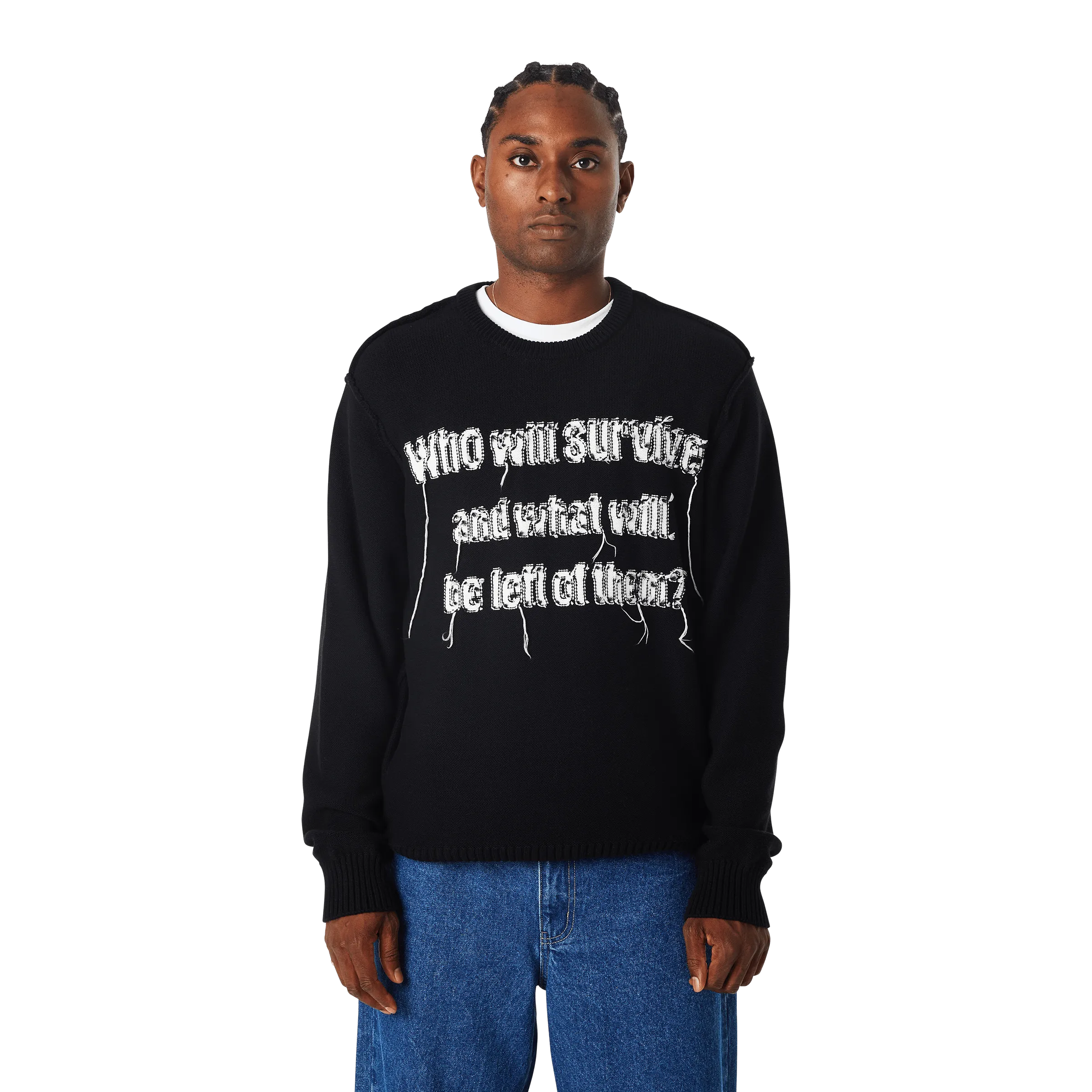 HUF x The Texas Chainsaw Massacre Survive Cable Knit Sweater