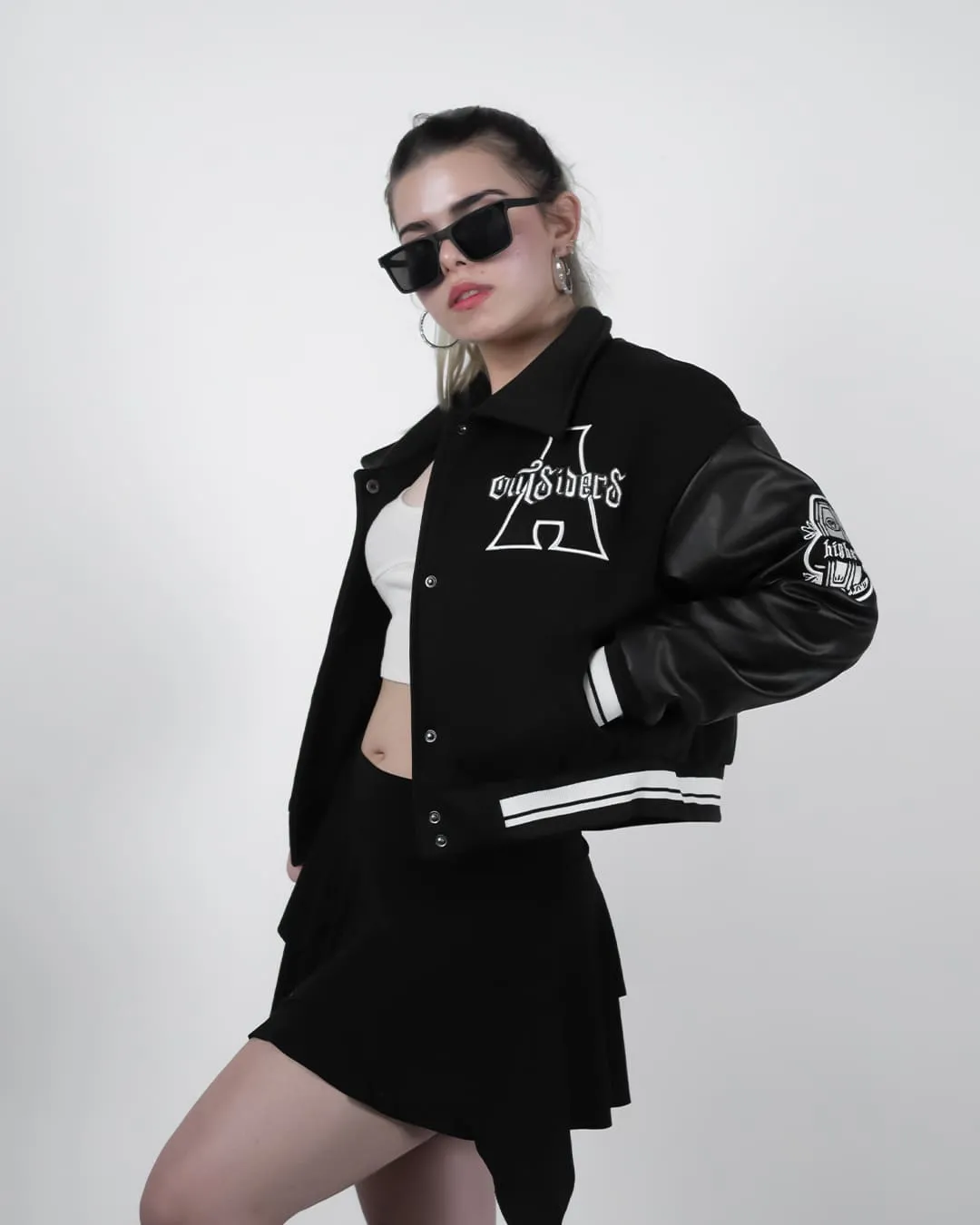 IMPULSIVE VARSITY JACKET (CROPPED)