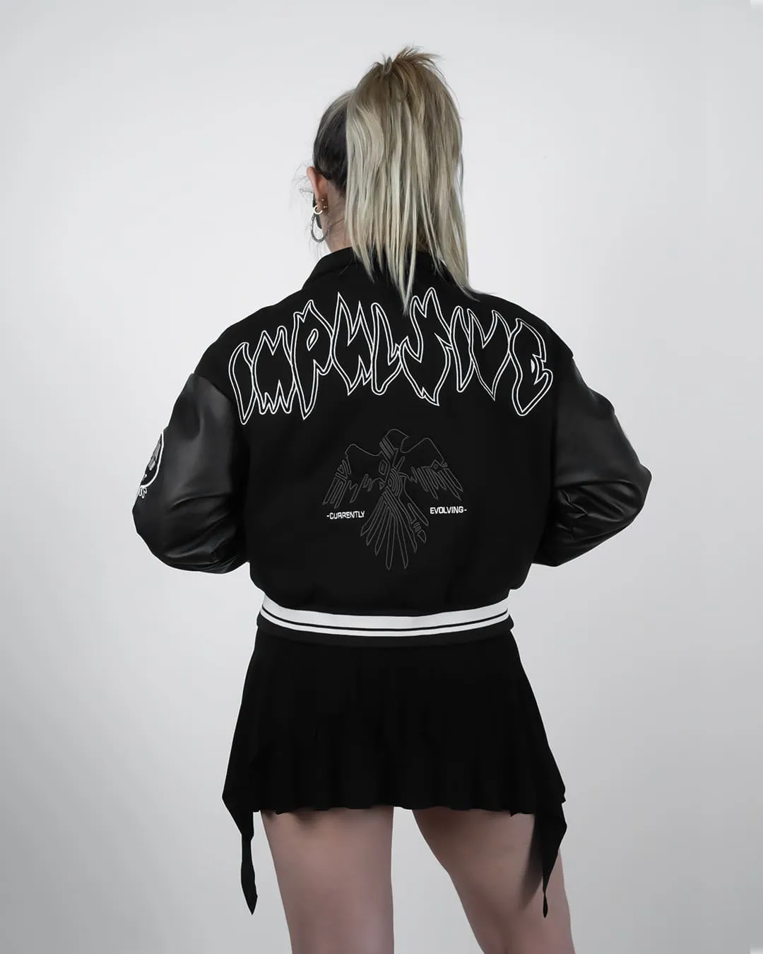 IMPULSIVE VARSITY JACKET (CROPPED)