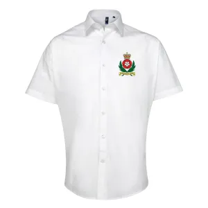 Intelligence Corps Embroidered Short Sleeve Oxford Shirt