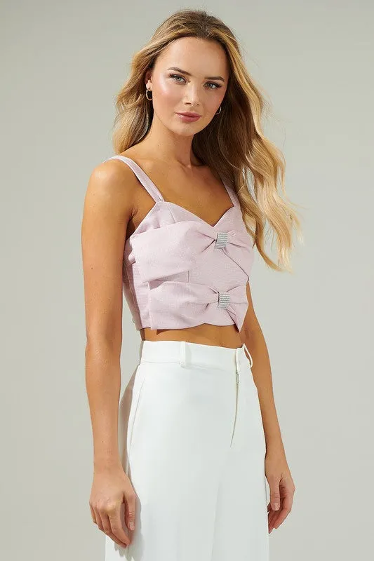 Lina Bow Crop Top