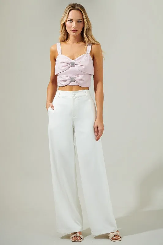 Lina Bow Crop Top