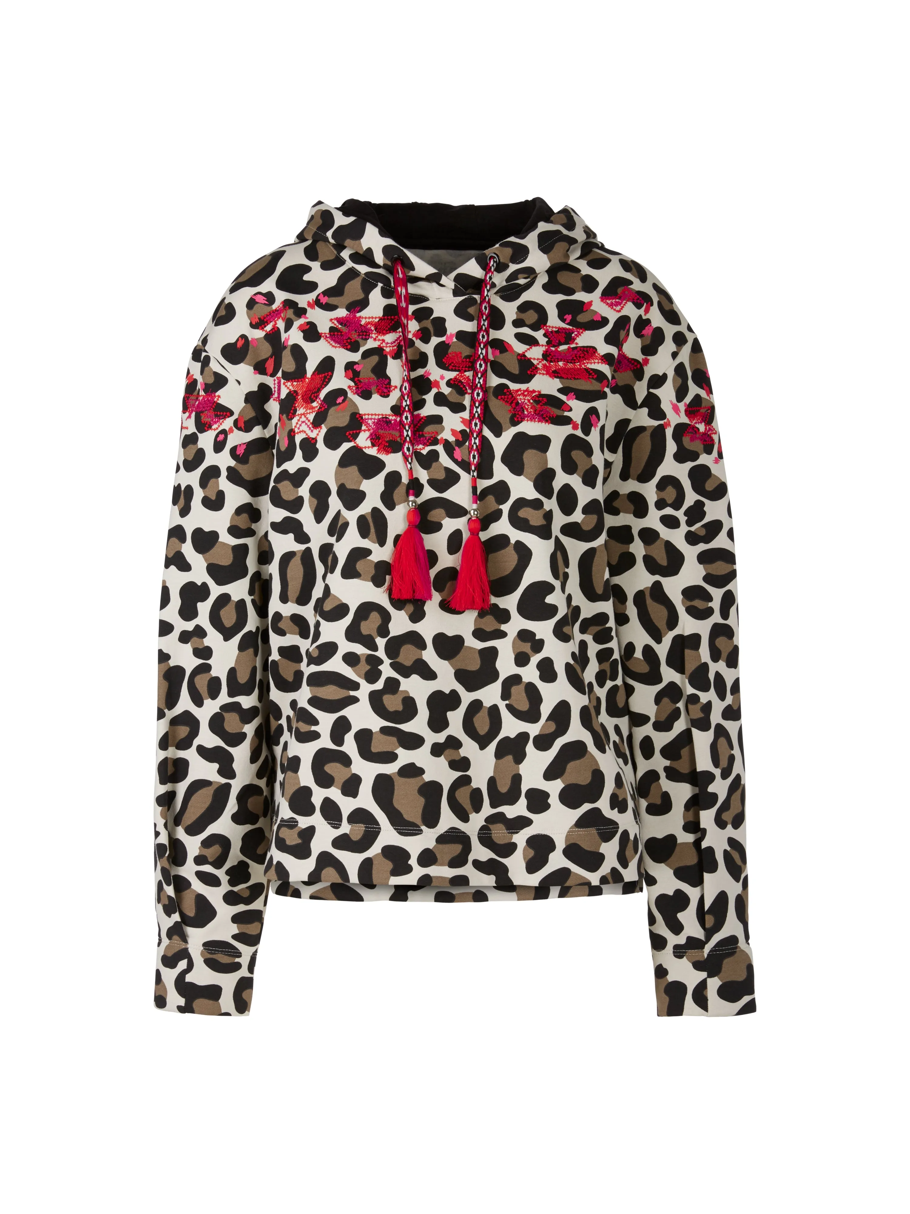 MARC CAIN Leopard Print Hoodie