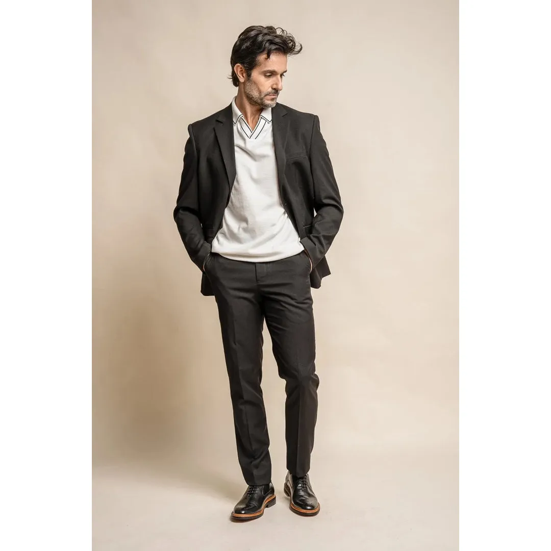 Marco - Men's Classic Black Blazer