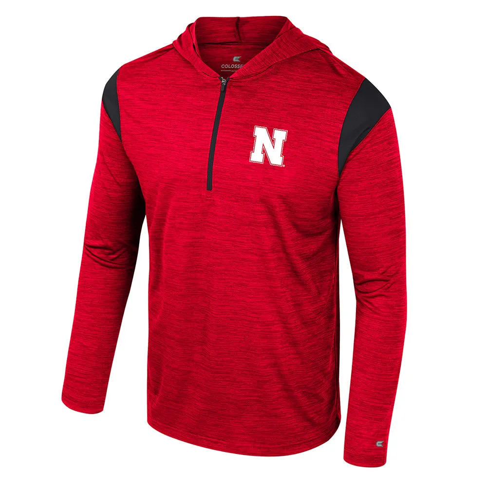 Men's Nebraska Huskers Dozer 1/2 Zip Hoodie