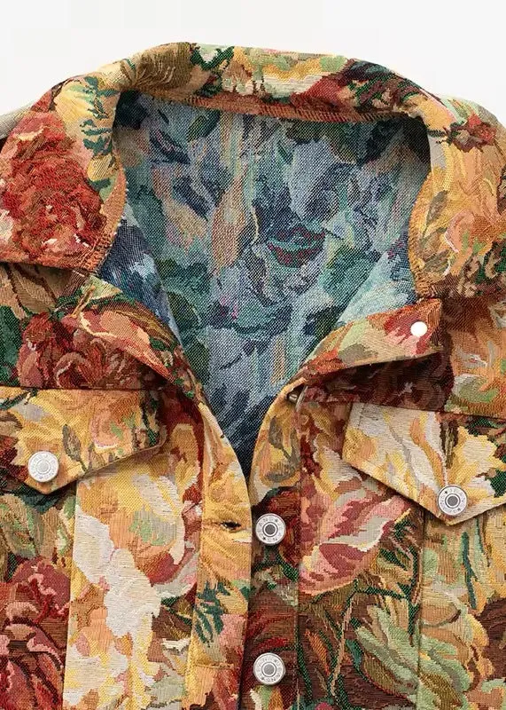 Mirna Floral Jacquard Jacket