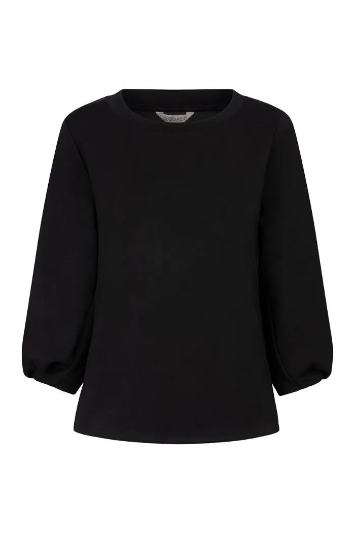 Modal Twisted Sleeve Sweater