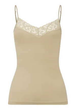 Moments V-Neck Camisole | Moss Green 71485-2720